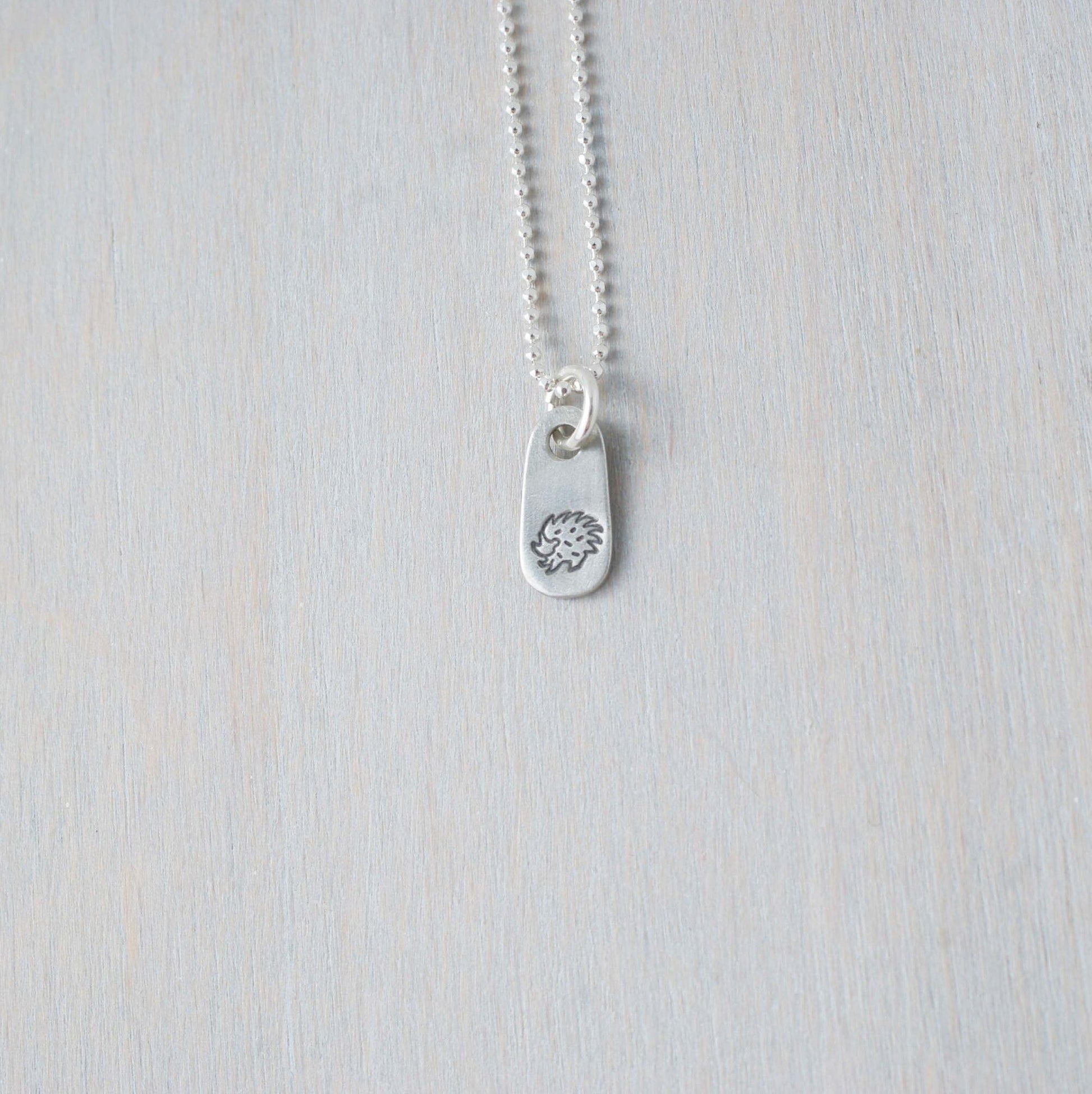 Hedgehog Necklace Hedgehog Charm Hedgehog Gift for Hedgehog Lover Birthday Gift for Her