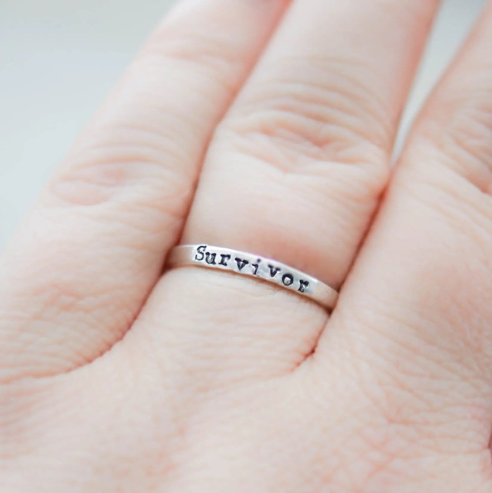 Survivor Ring I will Survive Cancer Survivor Gift