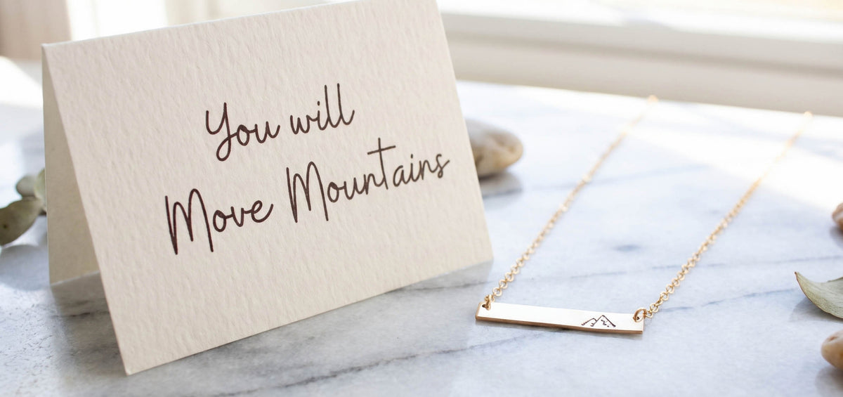 Meaningful jewelry gift for someone going through a hard time