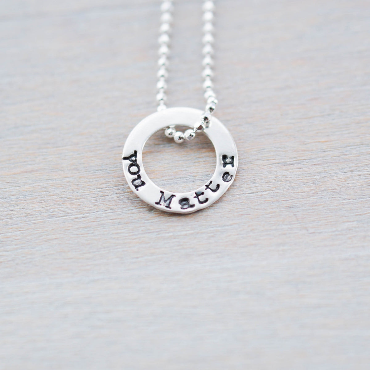You Matter Sterling Silver Necklace | Simpli Stamped