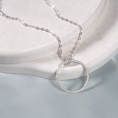 Calm Within Sterling Silver Fidget Necklace