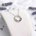 Be Still Fidget Necklace in Sterling Silver