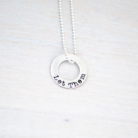 Let Them Self Love Necklace Encouragement Gifts for Your Best Friend