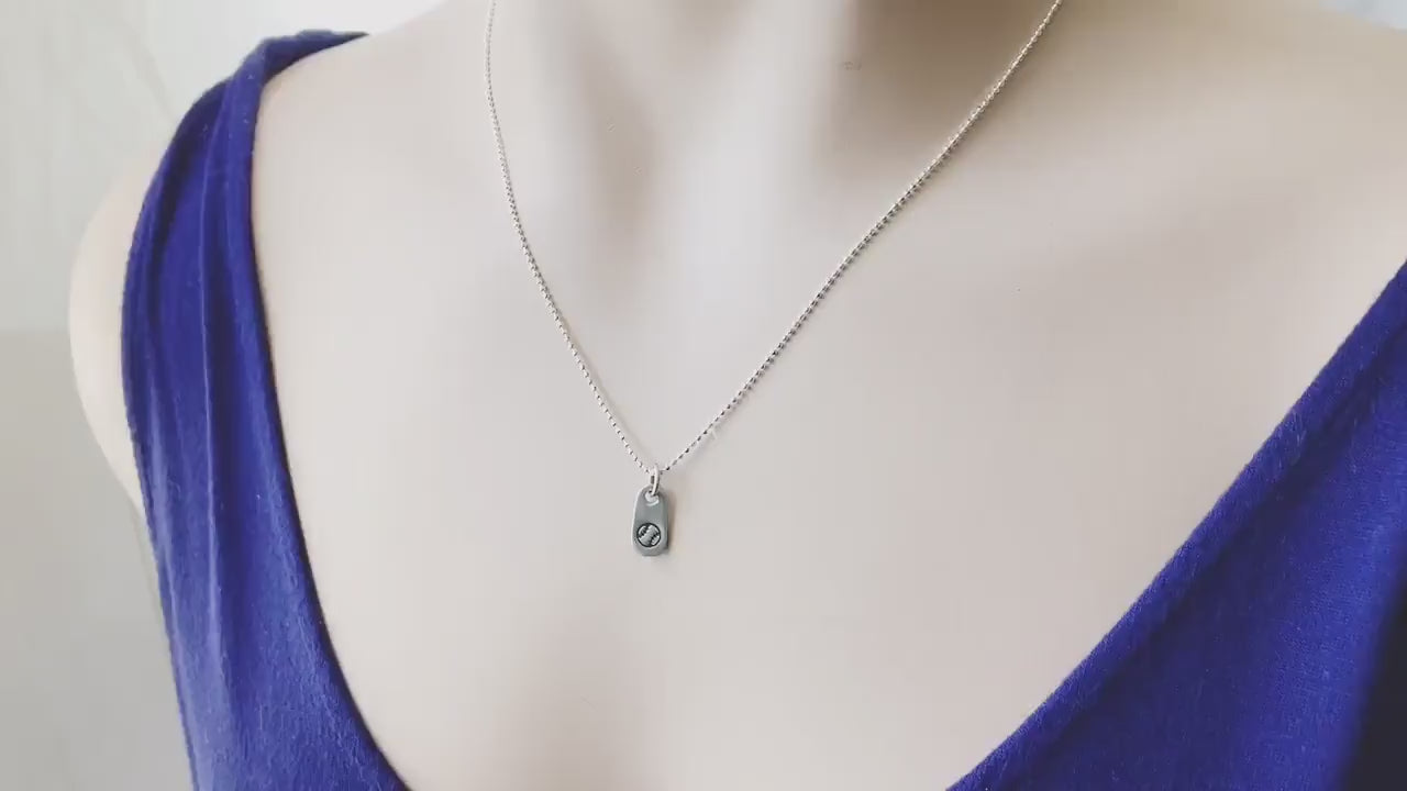 Silver Softball Necklace Birthday Present for Softball Mom