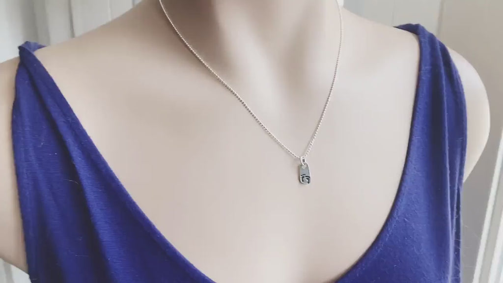 Baby Feet Necklace: Sterling Silver New Mom Push Present