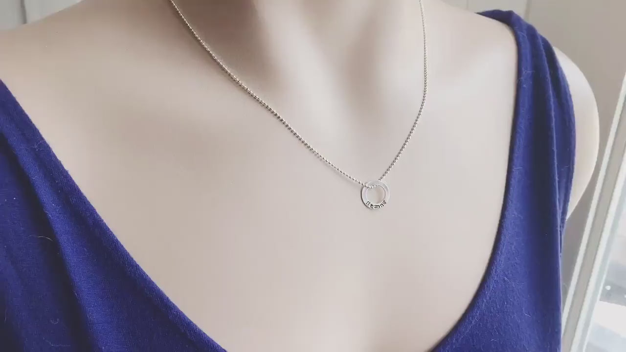 Strong Woman Motivational Necklace Inspirational Jewelry Be Strong and Courageous