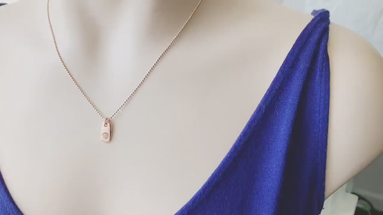 Real Rose Gold Hedgehog Necklace Hedgehog Charm Hedgehog Gift for Hedgehog Lover