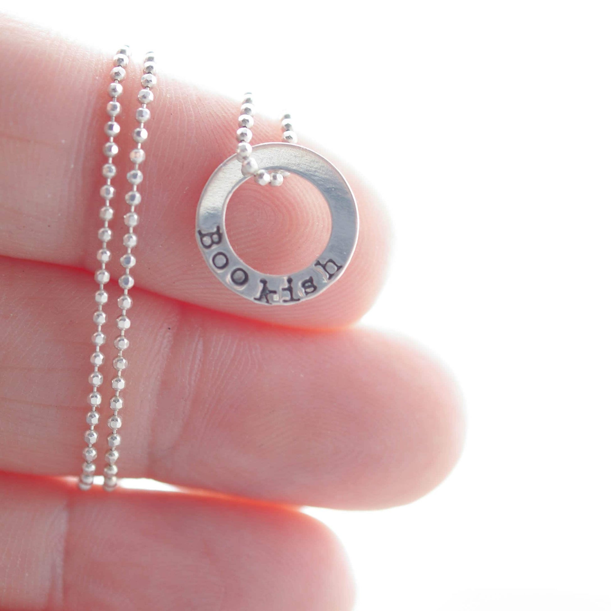 Book Lover Necklace Bookish gifts Bookworm gift
